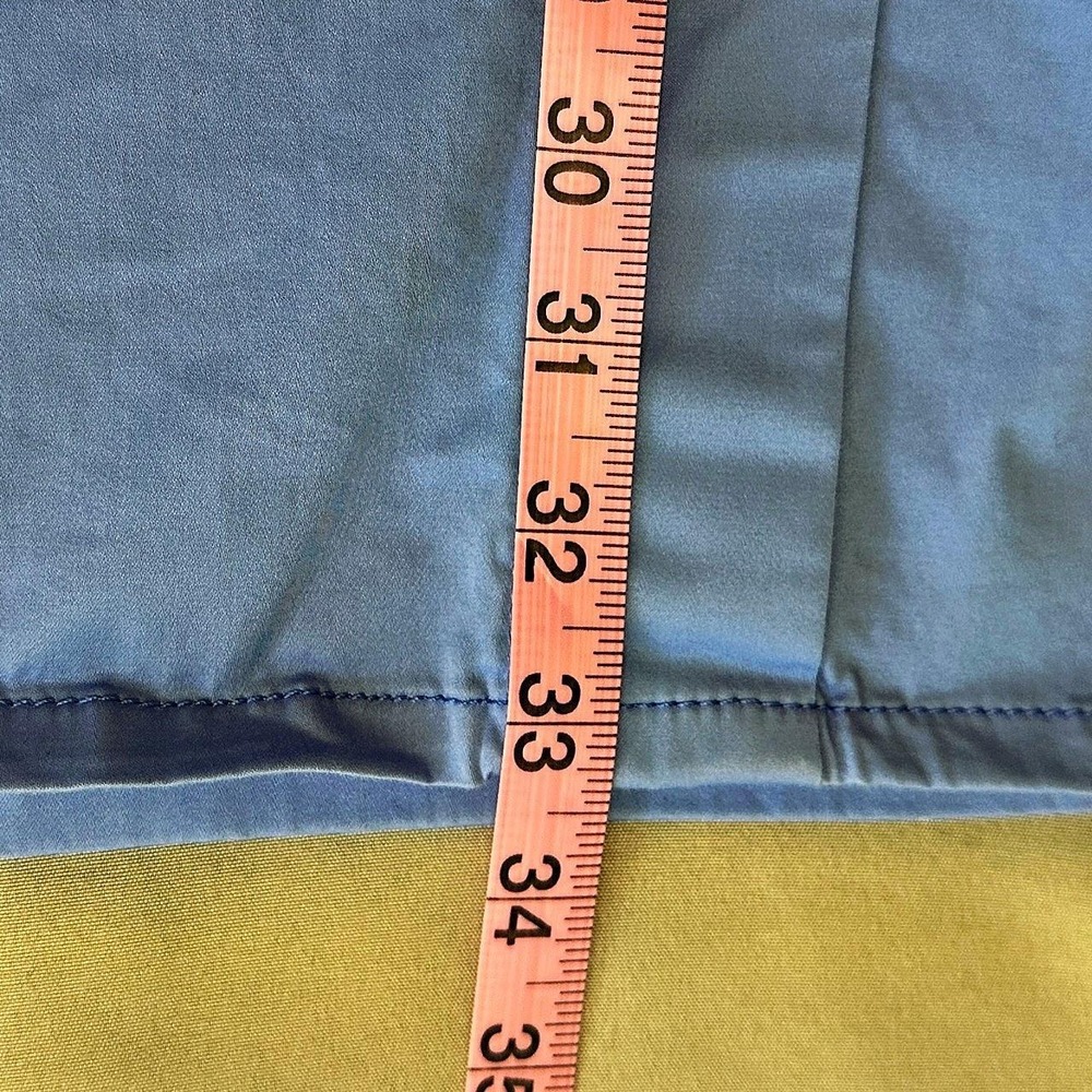 Banana‎ Republic Blue Shirt Dress Petite XS Utility Mini Cotton Stretch - Picture 6 of 8